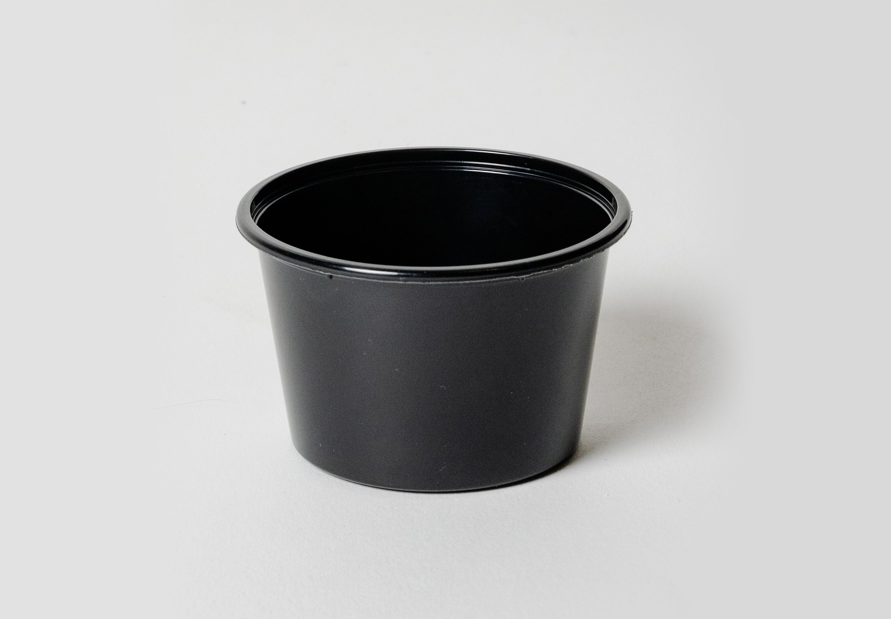 Image of 4oz Black Portion Cup